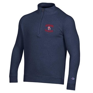 Champion Embroidered Quarter-Zip -  navy