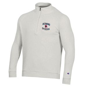 Champion Embroidered Quarter-Zip -  oatmeal