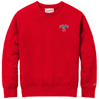 League Crew with Richmond Mascot Embroidered in Red