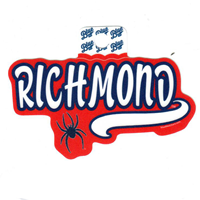 Blue 84 Richmond Mascot Sticker