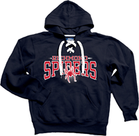 Blue 84 Hockey Hoodie Richmond Spiders Mascot in Navy
