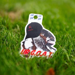 Blue 84 UR G.O.A.T Sticker