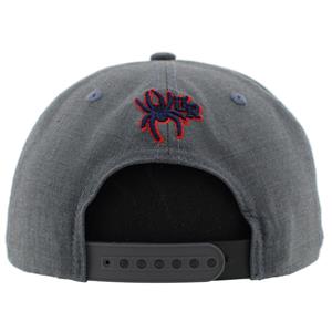 Zephyr Snapback Flat Cap with Richmond in Grey