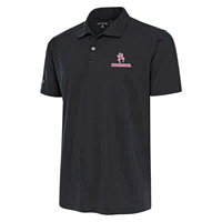 Antigua Polo Mascot Richmond Embroidery in Smoke Grey