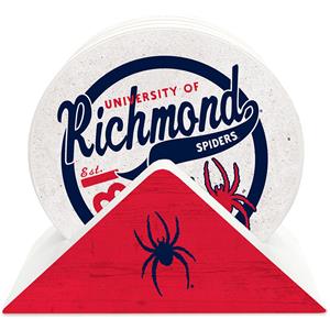 Legacy Set of Four Coasters with University of Richmond Spiders EST 1840
