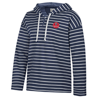 Gear Ladies Cotton Hoodie with Mascot Richmond Embroidered Patch on Left Chest