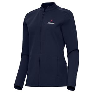 Antigua Ladies Full Zip Jacket with Mascot Richmond in Navy