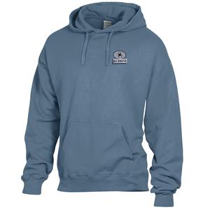 Comfort Wash Hoodie with Diner Mascot University of Richmond Spiders and Pick up Truck In Navy