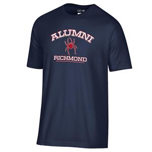 Gear Tee with Alumni Mascot Richmond in Navy