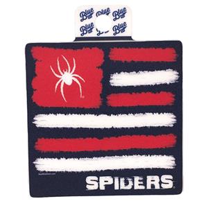 Image of Blue 84 Mascot Spiders Flag Chalk Line