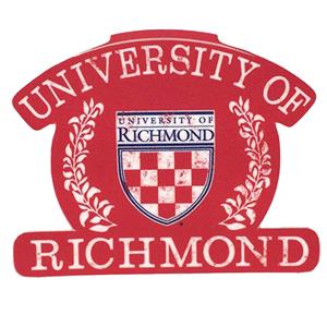 Blue 84 U of R Crest Laurel Leaves - main view