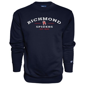 Blue 84 Embroidered Collegiate Crew -  navy