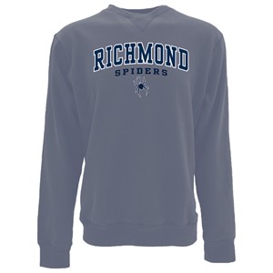 Blue 84 Embroidered Spiders Crewneck - main view