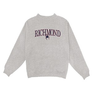 Collegiate Oversized Mascot Crewneck -  grey