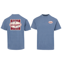 MV Sport Tee Coastal Wash Tee with Mascot Richmond Front and Back