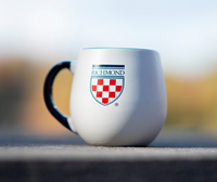 R F S J Welcome Mug with Shield in Navy