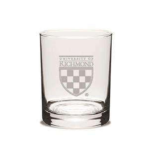 University of Richmond Shield Etched Highball Glass