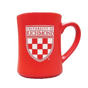 Image of R F S J Shield Matte Mug in Red