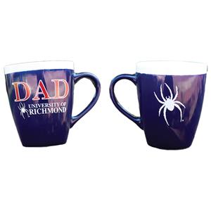 Image of R F S J Dad Mascot University of Richmond Mug in Navy and White