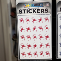 Set of 25 Red Mascot Stickers - main view