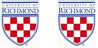 Two University of Richmond Shield 2 1/2 Inch Outside Decal