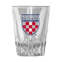 Nordic 2 oz Fluted Collectors Glass with University of Richmond Crest