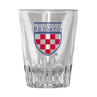 Nordic 2 oz Fluted Collectors Glass with University of Richmond Shield