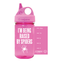 Image of Nalgene 12 oz Sustain Sippie I'm Being Raised by Spiders in Pink