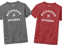 League Kids Soft Tee with Richmond Mascot Spiders