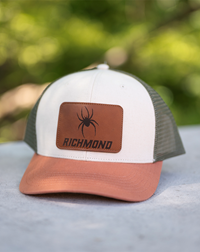 Legacy Snapback Trucker with Mascot Richmond Leather Patch - main view