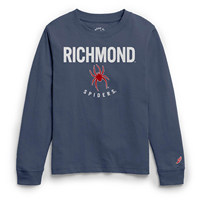 League Kids Youth Tee Long Sleeve with Richmond Mascot Spiders