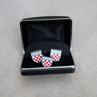 Jardine Cuff Links and Lapel Pin Set with Shield