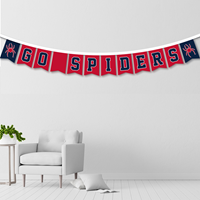 Spirit String Banner - Go Spiders Mascot