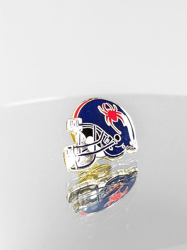 Football Helmet Navy Pin