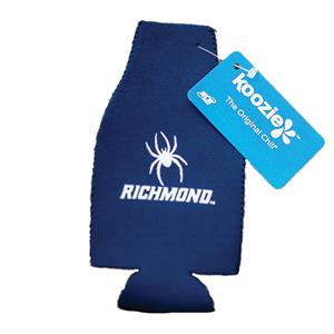 Bottle Koozie with Mascot Richmond in Navy