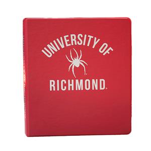 University of Richmond One Inch Binder in Red