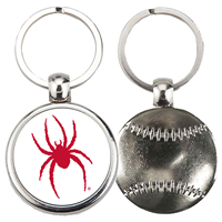 Baseball Metal Key Tag with Mascot