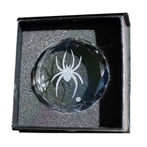 Campus Crystal Clear Optic Crystal Paperweight with Mascot