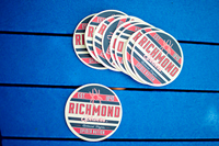 Spirit Products Set of Ten EST 1840 Richmond Spiders Coasters