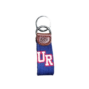 Smathers & Branson Knitted Keychain -  navybrown