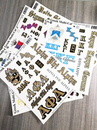 Greek Multi-Cal Decals