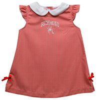Vive La Fete Infant Dress in Red and White with Richmond Mascot