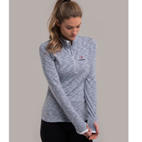 Zero Restriction Quarter Zip in Navy - main view