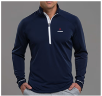 ZeroRestrictions 1/4 Zip with Mascot Richmond in Navy