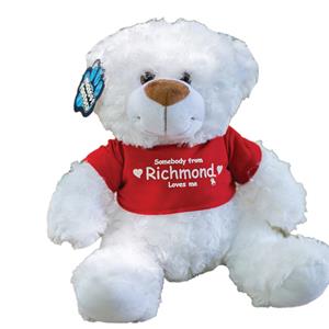 Image of Someone From Richmond Loves Me Bear White