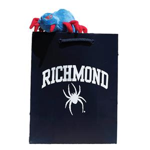 Jardine Gift Bag 8x10 with Richmond Mascot in Navy