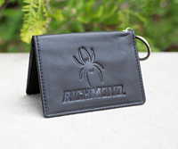 Jardine Embossed Mascot Richmond Snap ID Holder in Black