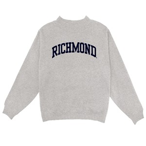 Blue 84 Embroidered Mockneck -  grey