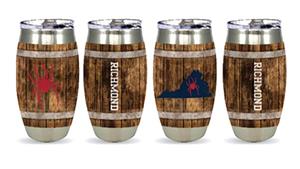 Indigo Falls Barrell Tumbler 15oz with Lid